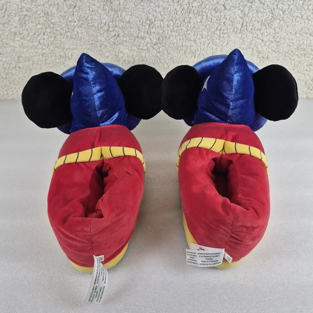 Disney D23 EXPO 2019 HAPPY FEET Sorcerer Mickey Slipper Plush Fantasia - M/L